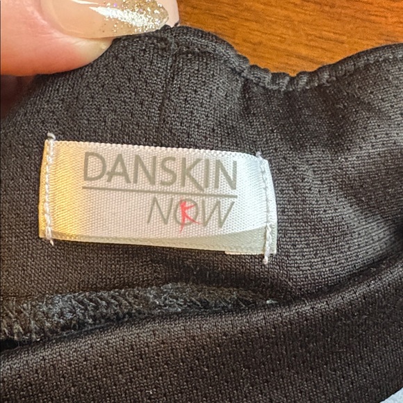 Danskin Black Shorts with White Accent - Picture 2 of 3